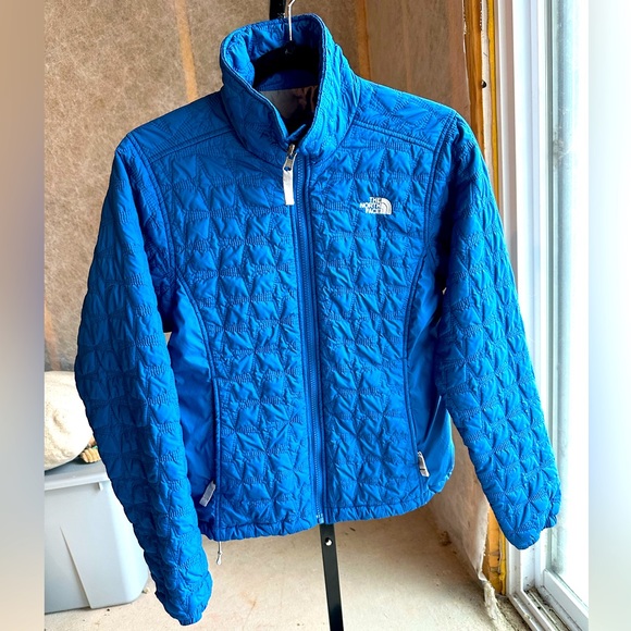 The North Face Women’s Light Weight Jacket Blue Zip Up Sz Small - Picture 1 of 9